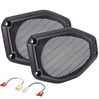 Stinger Rear Speaker Adaptors for 2018-2022 Wrangler + Gladiator JL/JT, 6.5/6x9