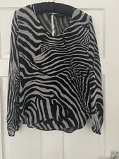 Tom Ford Via Laveggio 100% SILK Grey/Black Bl...