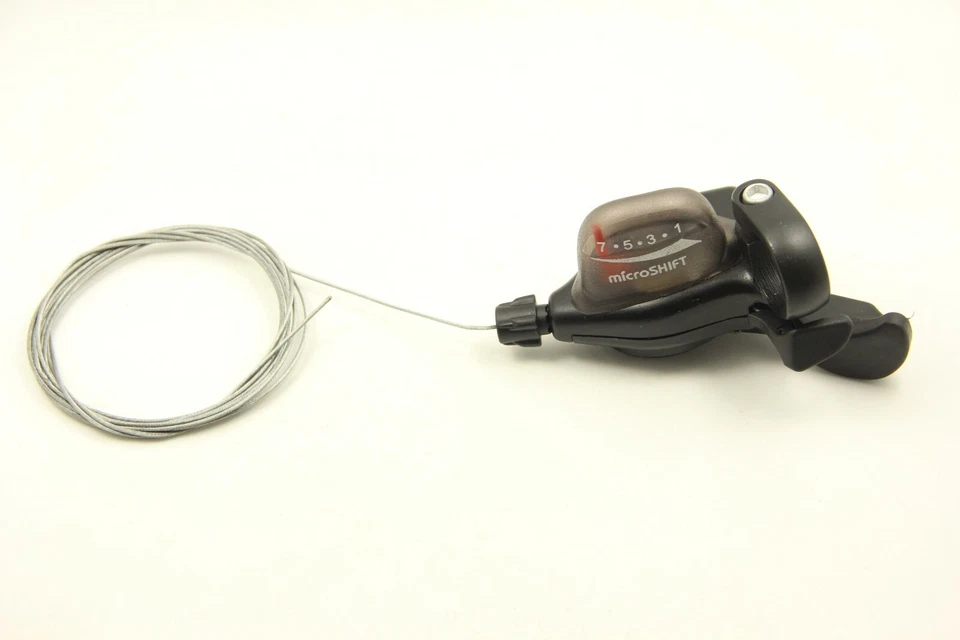 MicroSHIFT Bike Bicycle 3 X 7 Speed Shifters Tigger Thumb Shifter Fits Shimano - Image 4 of 4