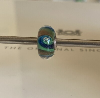 Trollbeads OOAK Extremely Rare Glass Mini Bead