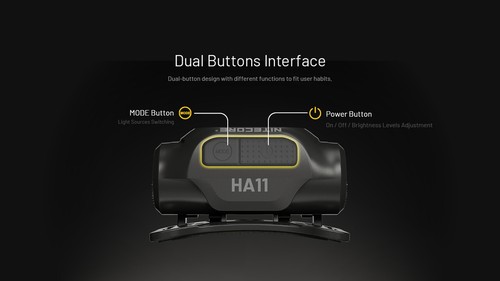 Nitecore HA11 UHE Multipurpose Lightweight AA Headlamp Headlight - Picture 11 of 17
