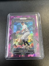 Luke Gold - 2023 Prizm Baseball - Purple Ice #80 - Detroit Tigers