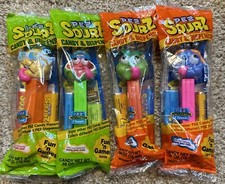 PEZ Fruit SOURZ Lot Of 4 CELLO 4.9 GIFT QUALITY v278