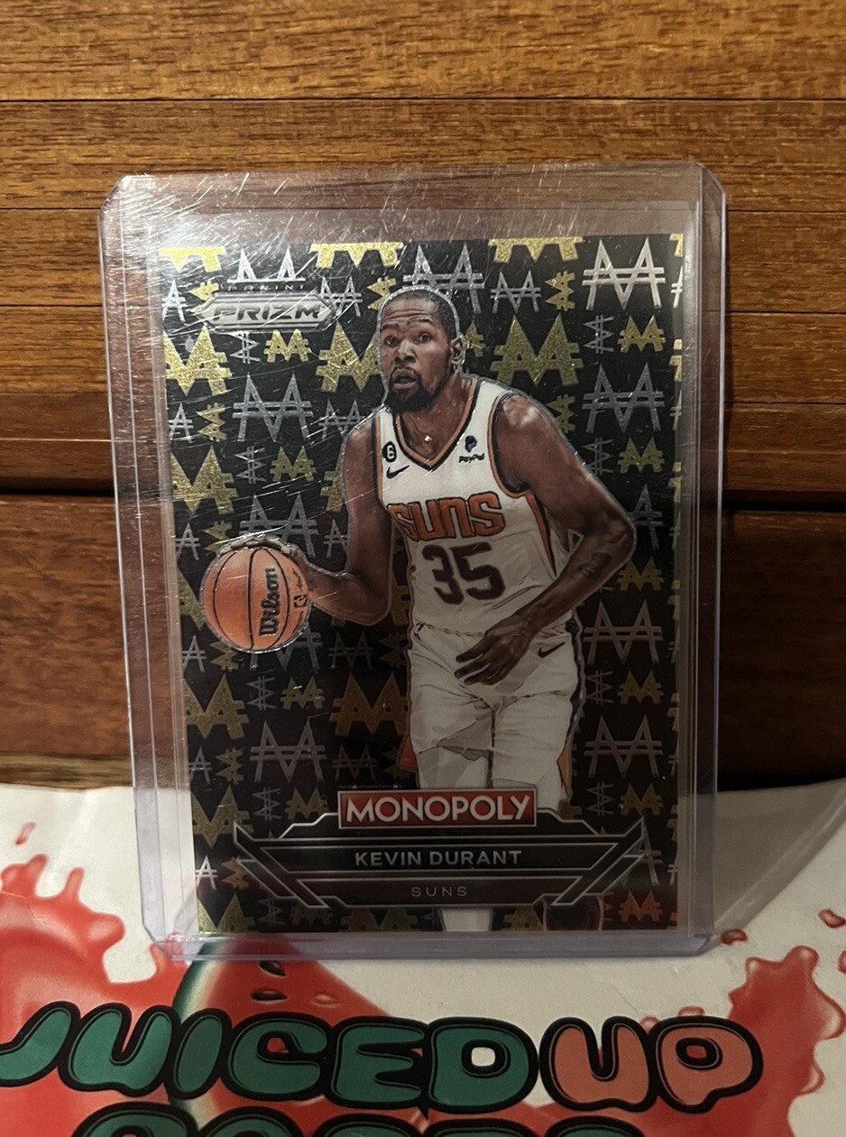 2023-24 PRIZM Monopoly KEVIN DURANT Millionaire Black Prizm #B6 SSP CASE HIT