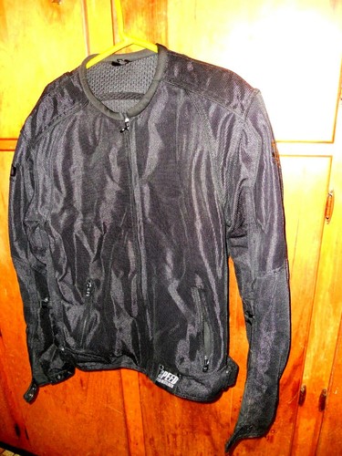VNTG MEN'S SZ. SM. " SS GEAR - SPEED & STRENGTH MESH MOTORCYCLE JACKET" W/ PADS - Picture 3 of 8
