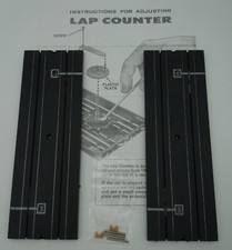 AURORA TJET 9" AUTOMATIC LAP COUNTER TRACK  2 PC W/HRDW  VN COND  RACE READY