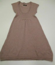 ALISE Sweater Tunic Women Size M Crewneck A-Line Knit Pink 