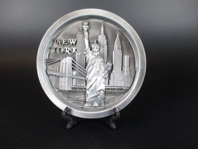 New York Metall Teller WTC Freedom Tower,Freiheitsstatue,Wolkenkratzer,Chrysler,