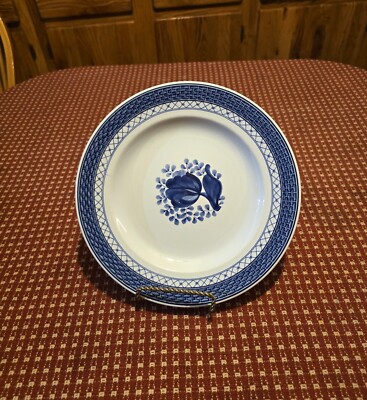   Fajance プレート Royal Copenhagen Denmark Fajance Blue Roses Tranquebar 9-3/4