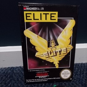 Elite Nintendo NES Rare W/Manual VGC 8 Bit Retro PAL 1991 complete with receipt 