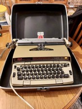 Smith Corona Electra 120 Portable Typewriter Electric W/Case/works thumbnail