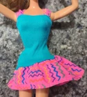 Vintage Barbie Easy Living Fashions Doll Dress Blue Tank Top Pink Skirt 1992 💎