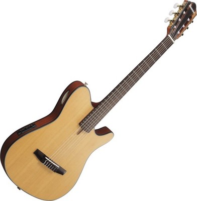 Flache FRH10N-NTF Konzertgitarre von Ibanez Natural Flat mit Tonabnehmer