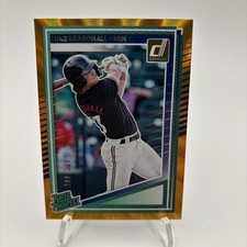 Panini 2025 Donruss Baseball Rated Prospect Luke Keaschall #111 Twins Gold /299