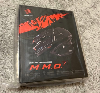 Mad Catz MM10NHINBL000-0J M.M.O. 7+ Gaming Mouse 21Buttons Wired Wireless