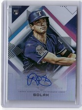 2020 Topps Fire Nick Solak Fire Autographs #FA-NSO 1B5B59