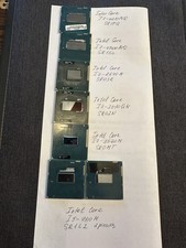 LOT OF 7 PIECES INTEL CORE I7, INTEL CORE I5, CPU PROCESSORS