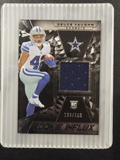 2023 Panini Black - Rookie Influx Materials Deuce Vaughn #RI-25 /150 (MEM, RC)