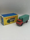 MTB-Vintage Lesney Matchbox Vehicle With Box- Green & Red Refrigerator Truck #44