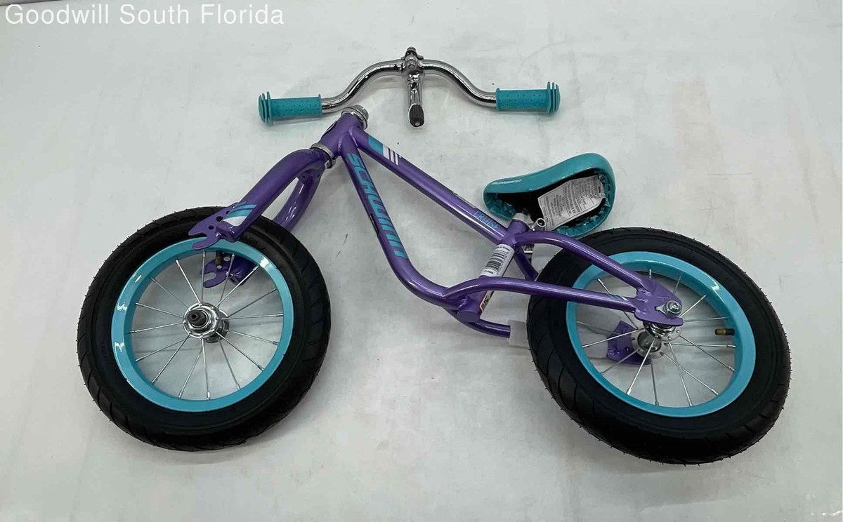 Schwinn Signature Kids Purple Teal 12 Inch Wheels Cruiser Balance