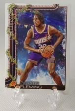 🏀2025-26 topps holiday RASHEER FLEMING (rookie) basketball card #H191🏀 *Suns*