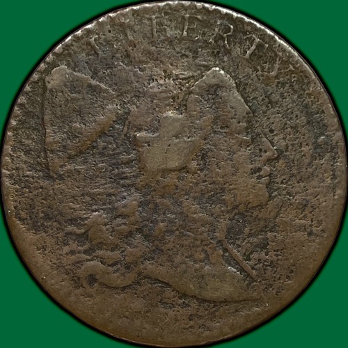 1794 Head of 1794 Liberty Cap Large Cent Very Fine VF Coin, Corrosion #32524