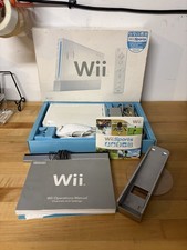 Nintendo Wii RVL-001 Complete In Box CIB w/ Manuals Wii Remote & Nunchuk Tested