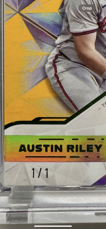 2025 Topps Diamond Icons Austin Riley Auto #1/1 Atlanta Braves ...