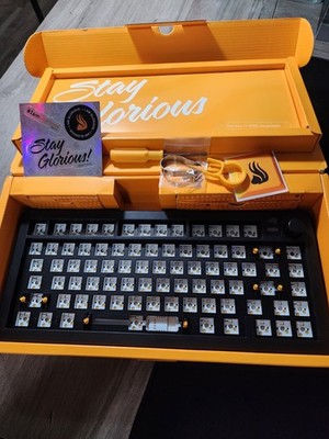 Glorious Gaming GMMK 3 Barebones Custom Gaming Mechanical Keyboard Kit with Knob