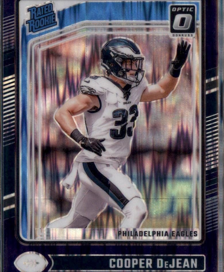 2024 Donruss Optic #221 Cooper DeJean Purple Shock