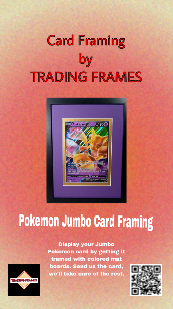 jumbo pokemon card frame Jumbo Card Frame - Jumbo main image 1