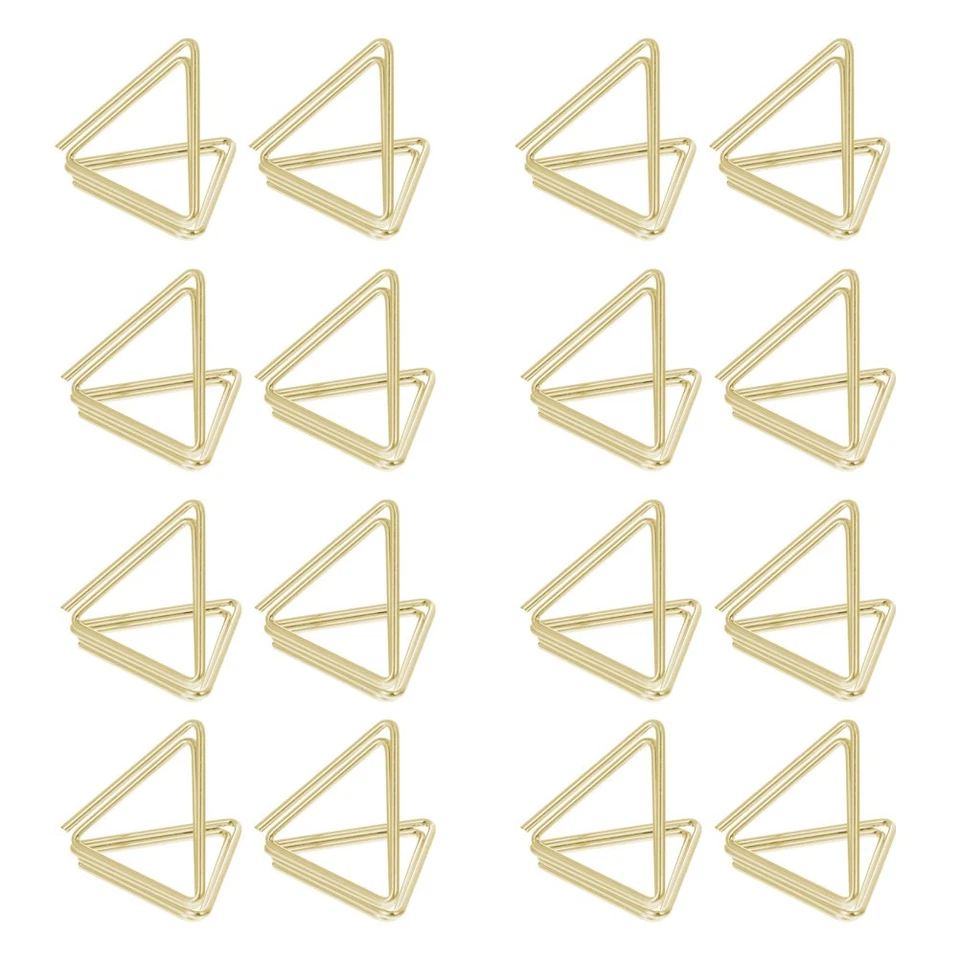 25Pcs Double Triangle Memo Clips Photo Clips Business Cards Clamps Photo Clips - Image 4 of 4
