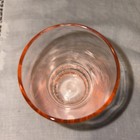 MacBeth Evans Pink Depression Glass Juice Tumbler Rib Optic Pattern Vintage 4" — photo 2