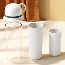 Travel Toothbrush Holder Portable Toothbrush Cases Travel with Cup Large Capa...