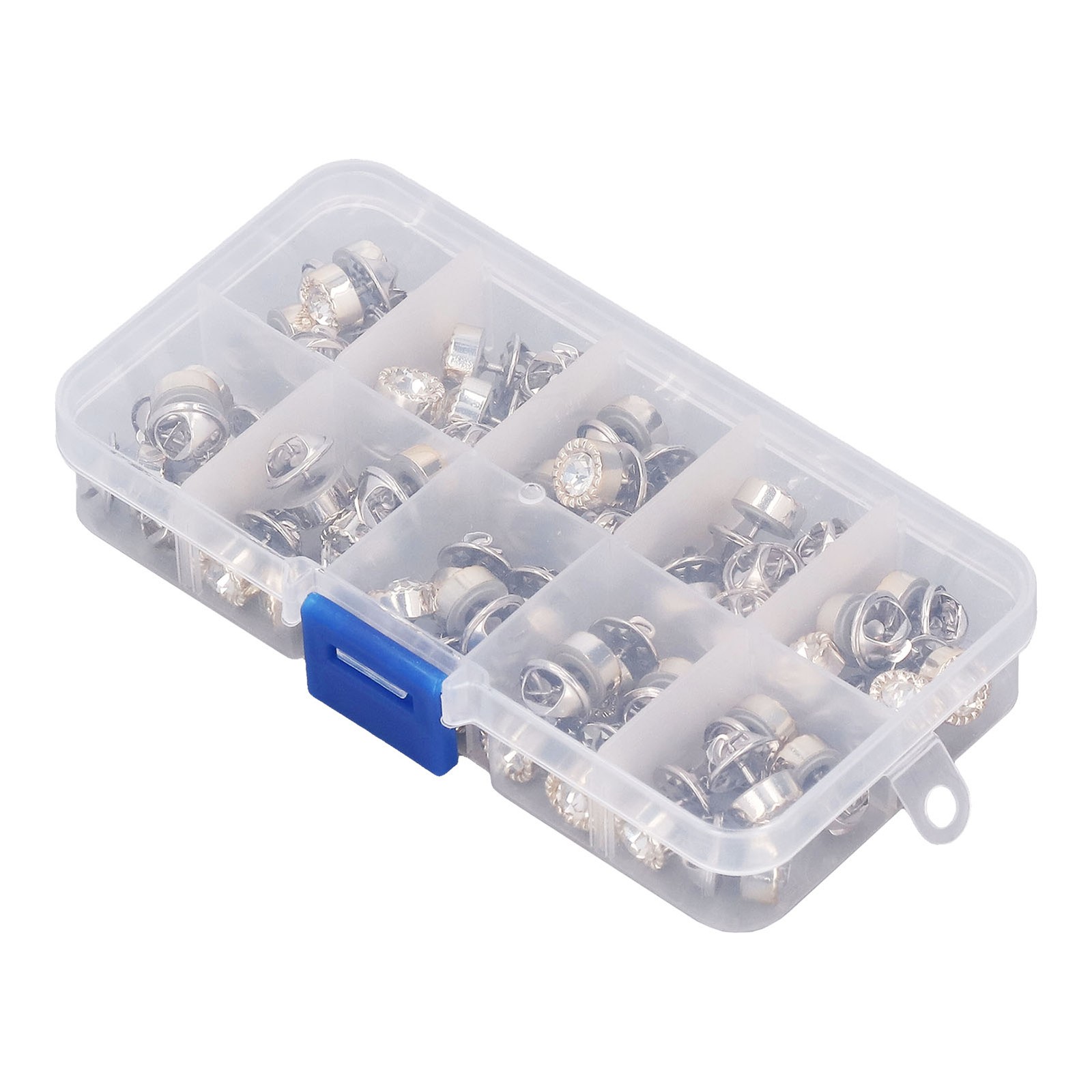3 Boxs Brooch Buttons Seaming Free Detachable Plastic Iron Decorative Practical