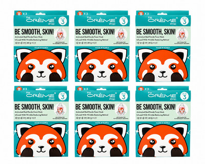 The Crème Shop Red Panda Face Mask Set (Case of 6)