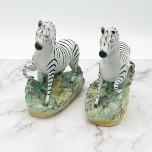 1970年代｜アメリカ｜マザーオブパールゼブラ Porcelain Zebra | eBay