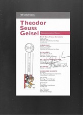 US FDC CEREMONY PROGRAM  THEODOR SEUSS GEISEL  2004  SIGNED