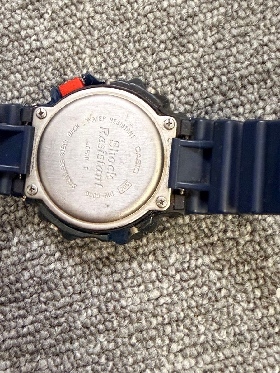 RARE Vintage Casio Digital Watch G-shock Dw-6000 200m Difference