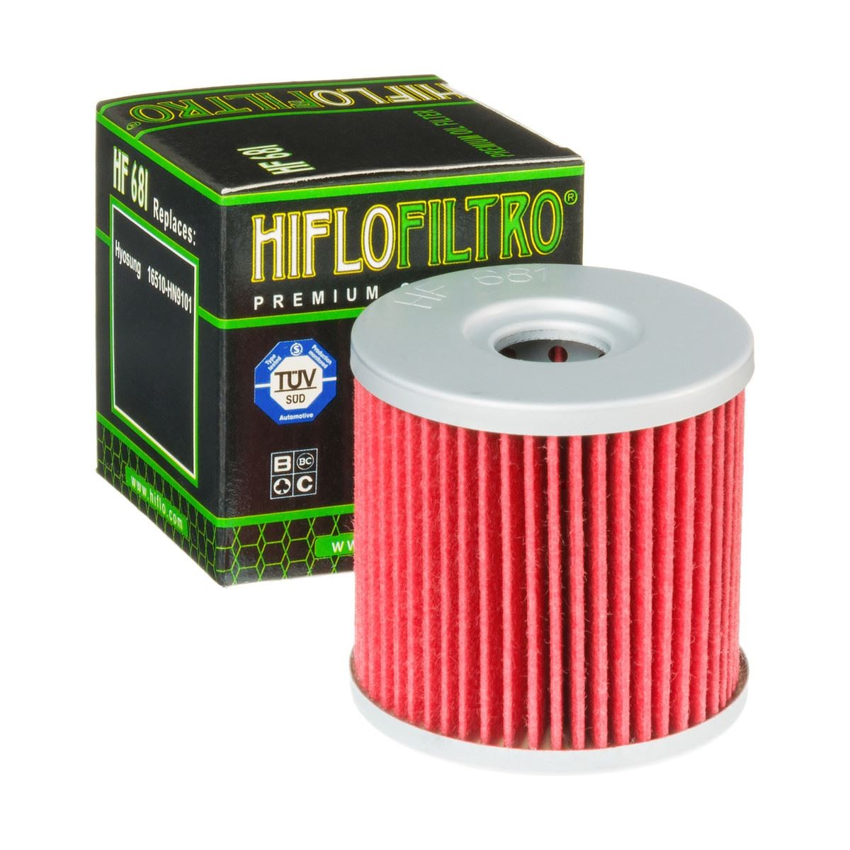 Hi-Flo Oil Filter - HF681 Hyosung GV650 Aquila 2005 - 2008
