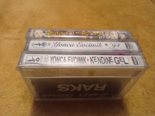 Yonca Evcimik - 3x Turkish Original Sealed cassette Albums - Picture 3 of 3