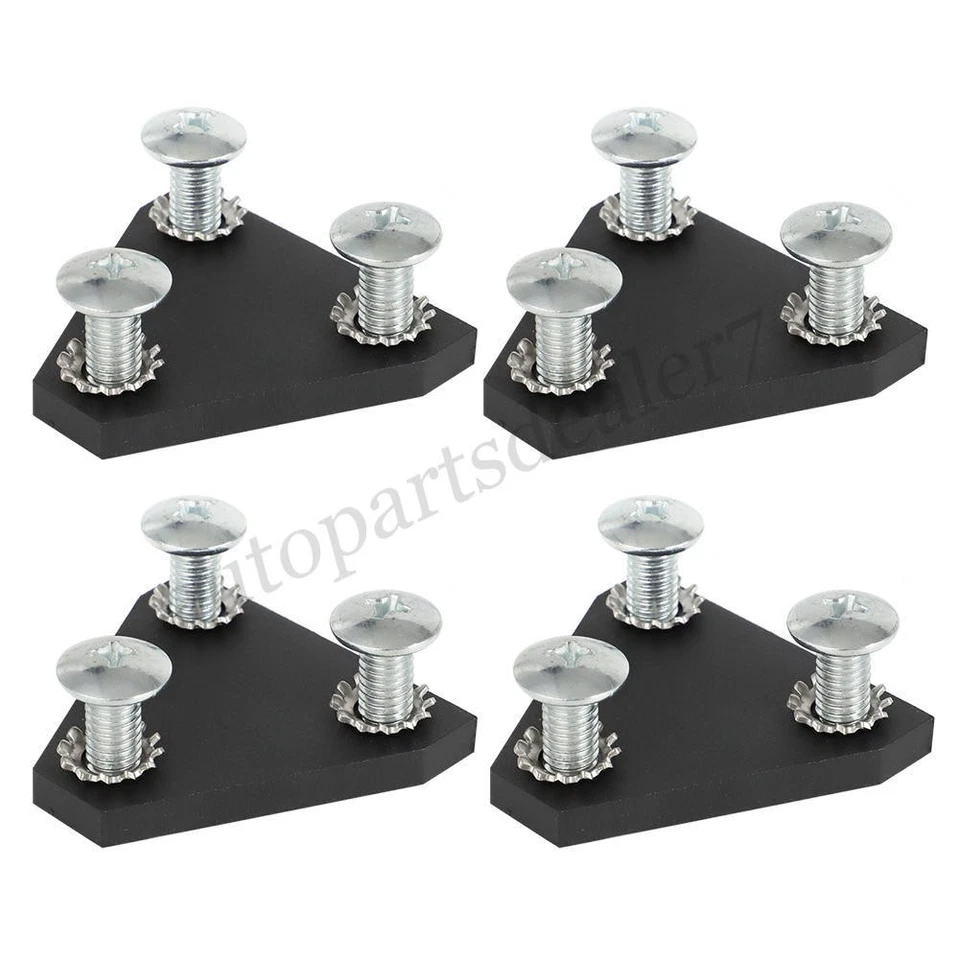 For 1948-1952 Ford F-1 F-2 F-3 F-4 Pickup Truck Door Hinge Nut Plate w/ Screw US - Imagem 4 de 4