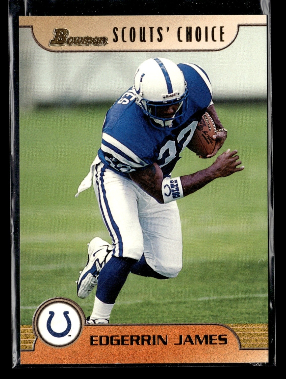 Edgerrin James Bowman Scout's Choice #SC3 Base
