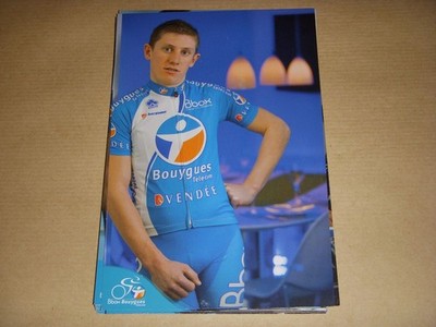 RADSPORT CP POSTKARTE TEAM BBOX BOUYGUES 2010 Cyril GAUTIER
