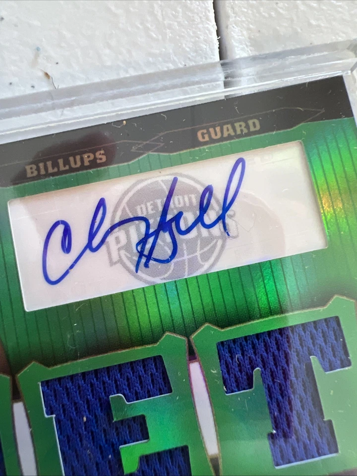 Topps Triple Threads Chauncey Billups 2007 🔥 SSP Emerald Auto Relic #5/18! Foto 3 de 4