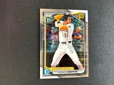 Konnor Griffin 2024 Bowman Chrome 1st Rookie RC Pittsburgh Pirates F4