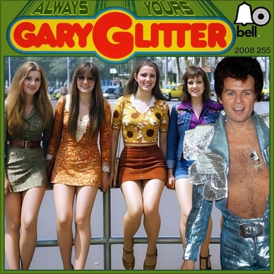 7'' GARY GLITTER Always Yours / I'm Right You're.. BELL Glam-Rock 1974 like NEW!