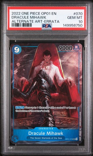 Dracule Mihawk (Parallel) graded PSA 10 for sale on eBay