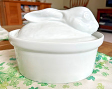 Apilco of France Hare Rabbit Bunny Casserole w Lid
