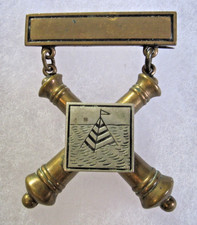 1903 Unissued Coast Artillery 1st Class Gunner's Badge